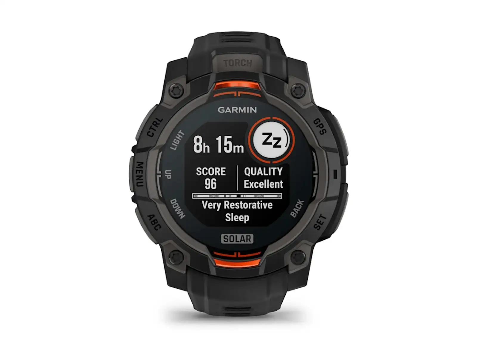 Garmin Instinct 3 Solar 45 mm smartwatch czarny/czarny pasek