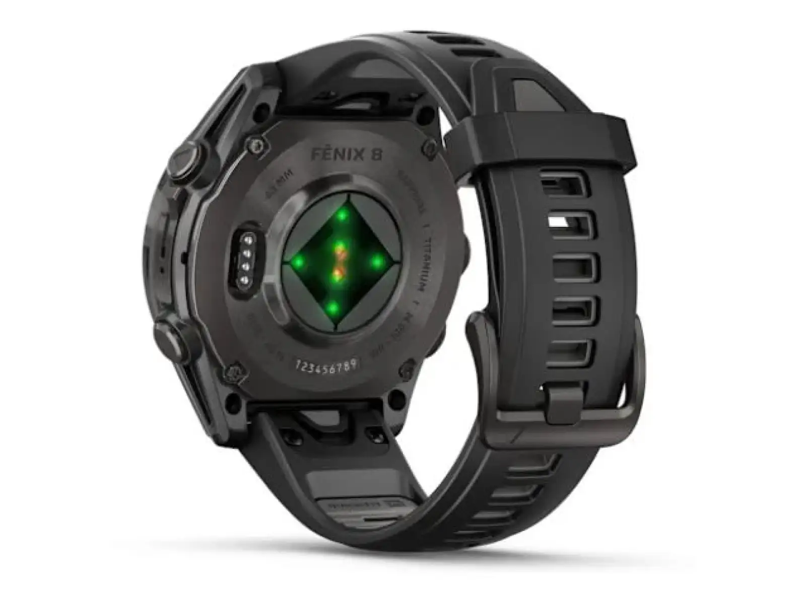 Garmin fenix 8 - 43 mm AMOLED Sapphire inteligentny zegarek Carbon titanium Black/Pebble grey