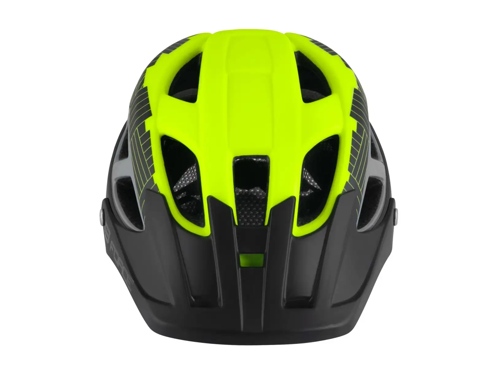Force Aves MTB kask fluo/czarny matowy