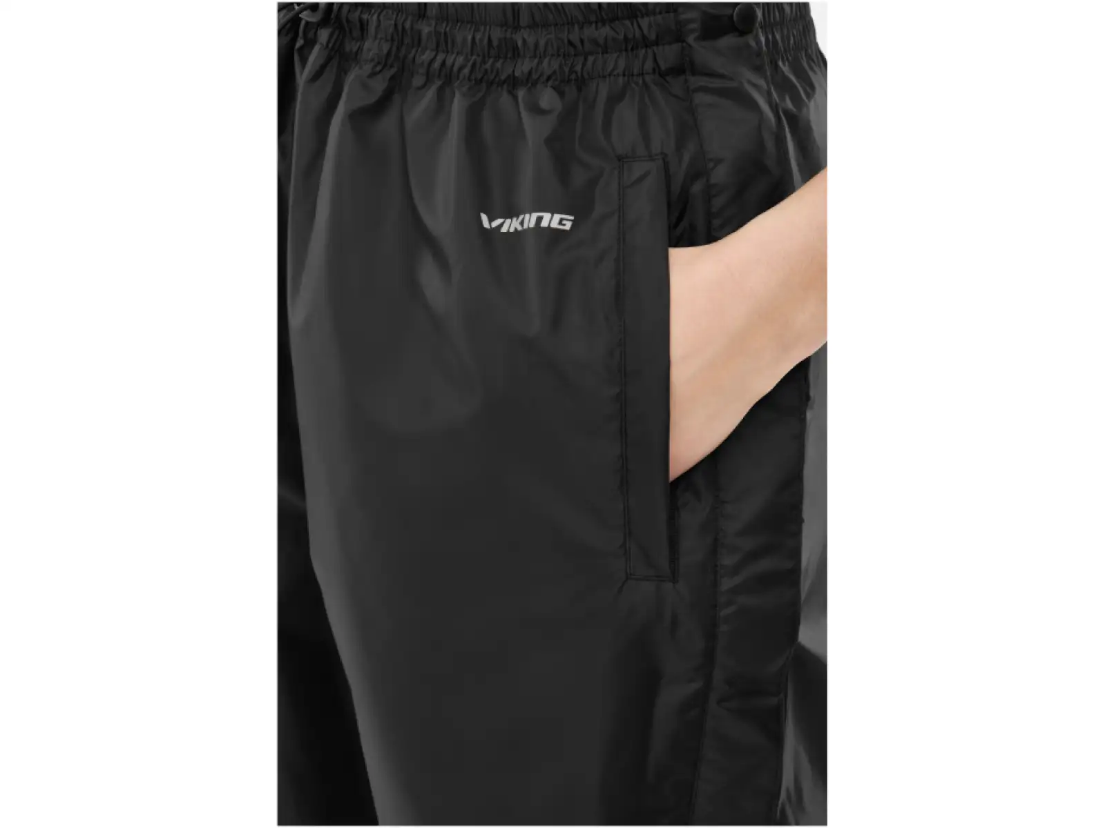 Viking Active Line Rainier damskie spodnie z pełnym zamkiem Black