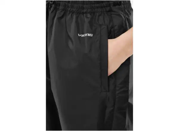 Viking Active Line Rainier damskie spodnie z pełnym zamkiem Black