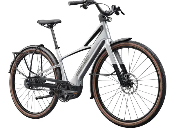 Cannondale FlyingV 1 Silver miejskie lekkie rower elektryczny