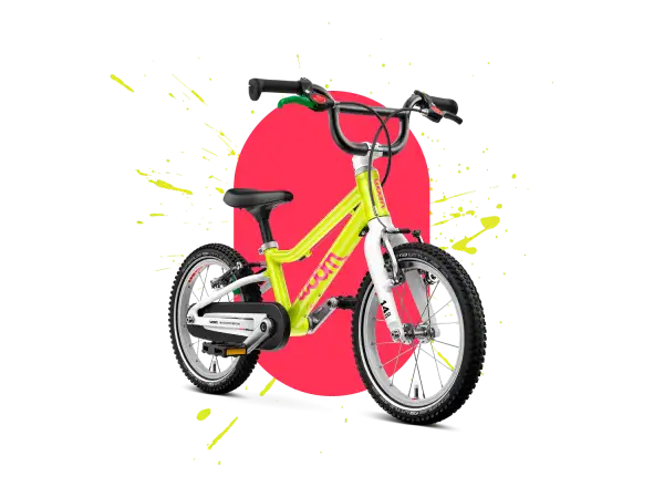 Woom GO 2 rower dziecięcy neon lime