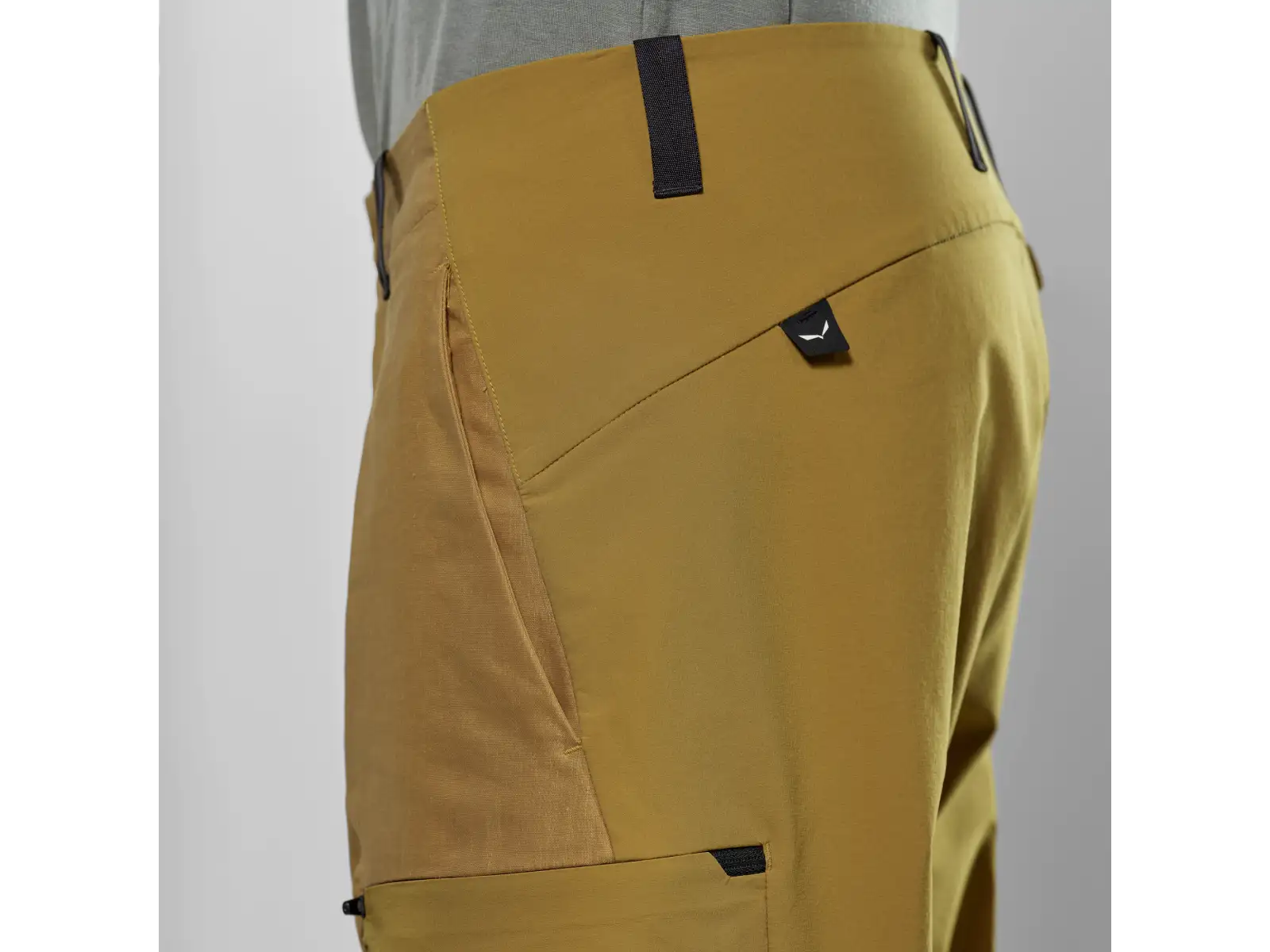Salewa Puez Hemp/DST 2/1 męskie spodnie Golden Brown