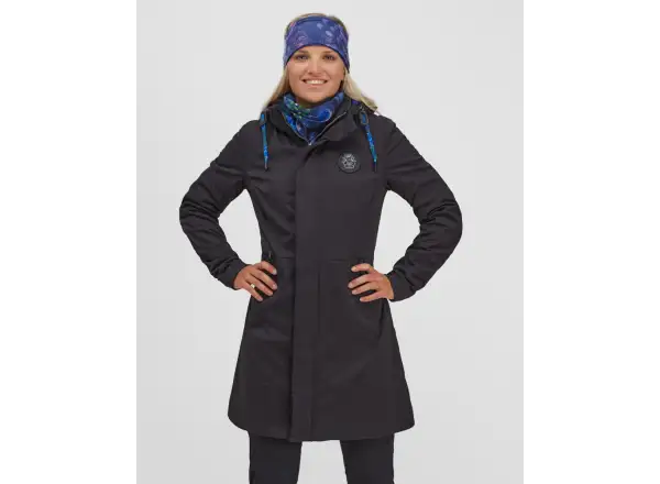 Silvini Montesa damski płaszcz Black/Navy