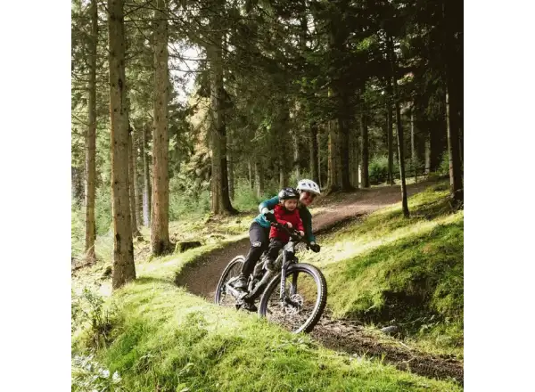 Kids Ride Shotgun MTB siodełko i kierownica na ramę czarna