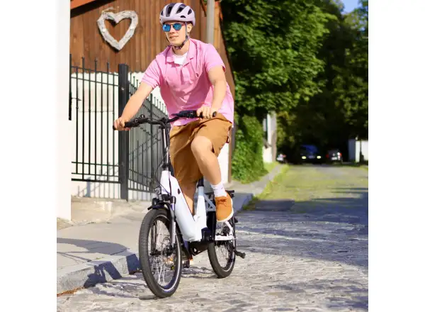Ecobike Rhino Cruise 630 Wh Arctic White składany rower elektryczny