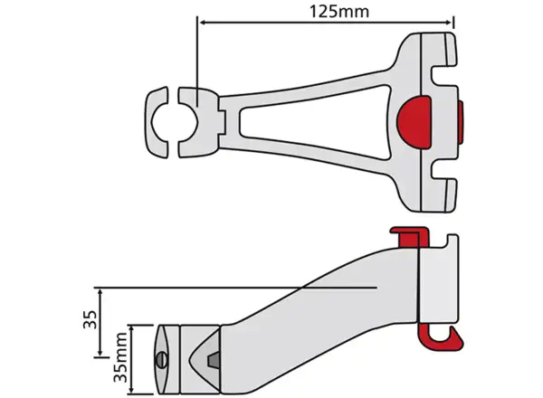 KLICKfix Adapter na mostek