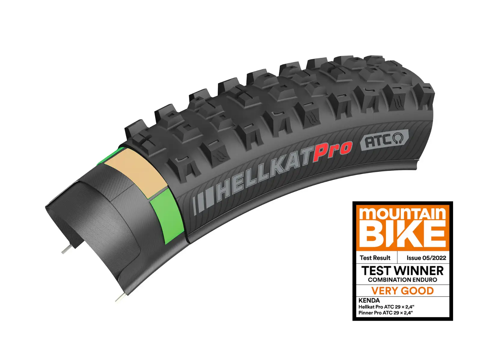 Kenda K-Series Hellkat AllMountain 120TPI K-1201 TR 27,5x2,40" opona MTB kevlarowa