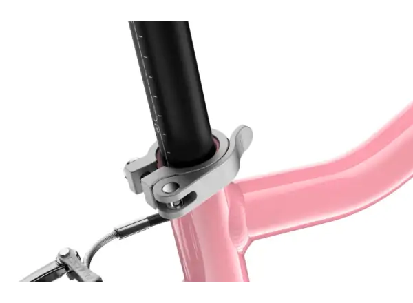 Woom Go 3 Automagic rower dziecięcy 16" Powder Pink
