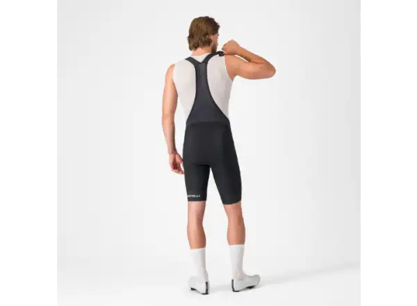 Castelli Endurance 4 męskie spodenki z wkładką i szelkami Black