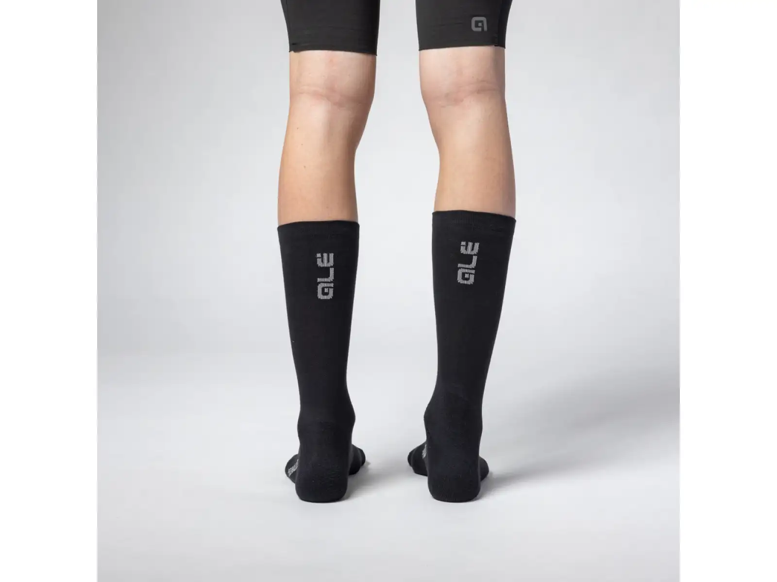 ALÉ Thermo 2.0 zimowe skarpety rowerowe Black