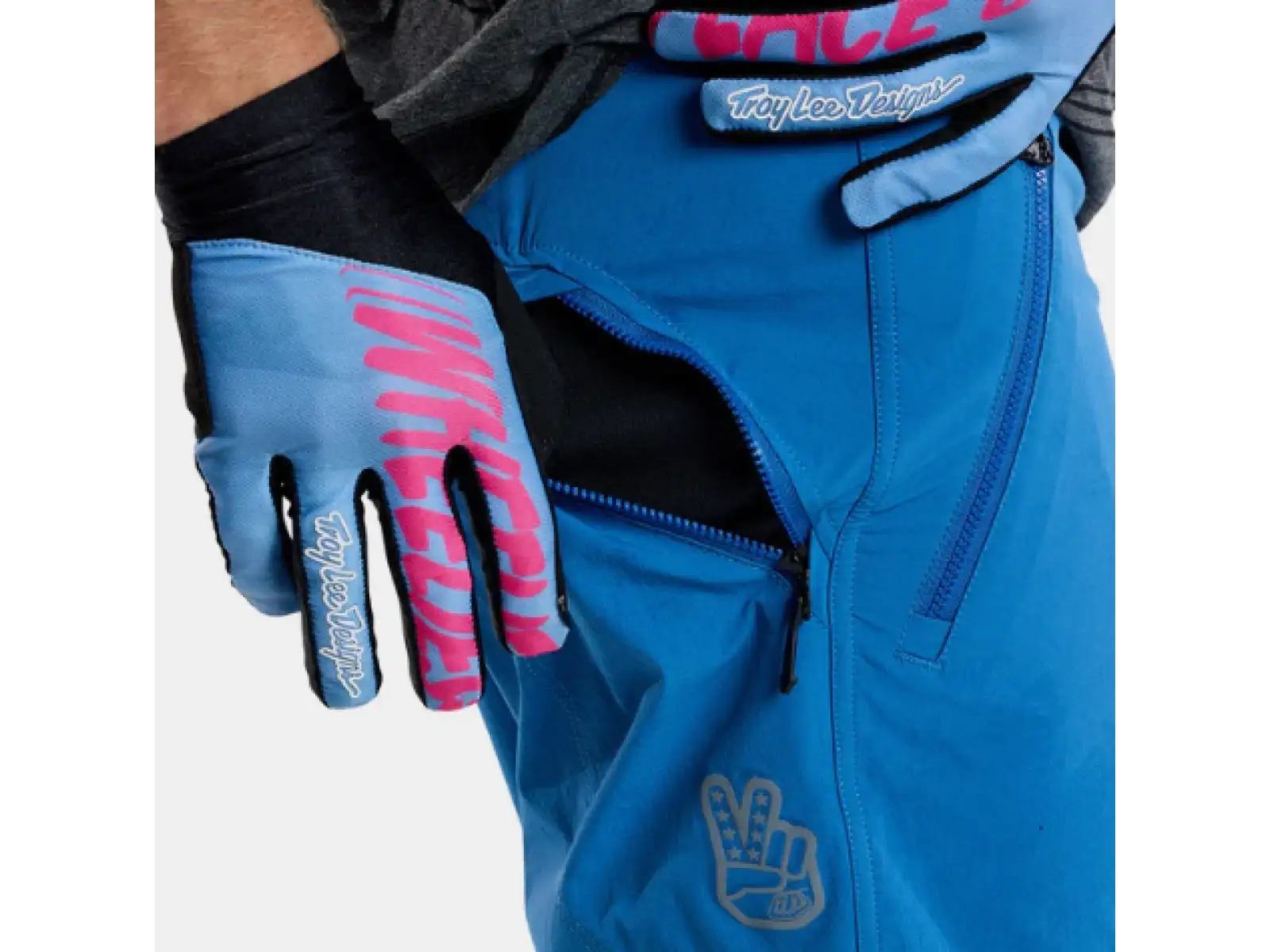 Troy Lee Designs Skyline Trail Short męskie spodenki Washed Out Cobalt