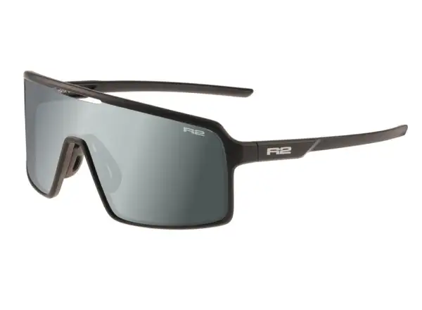 R2 Winner okulary matowa czarna/szare lustrzane szkła