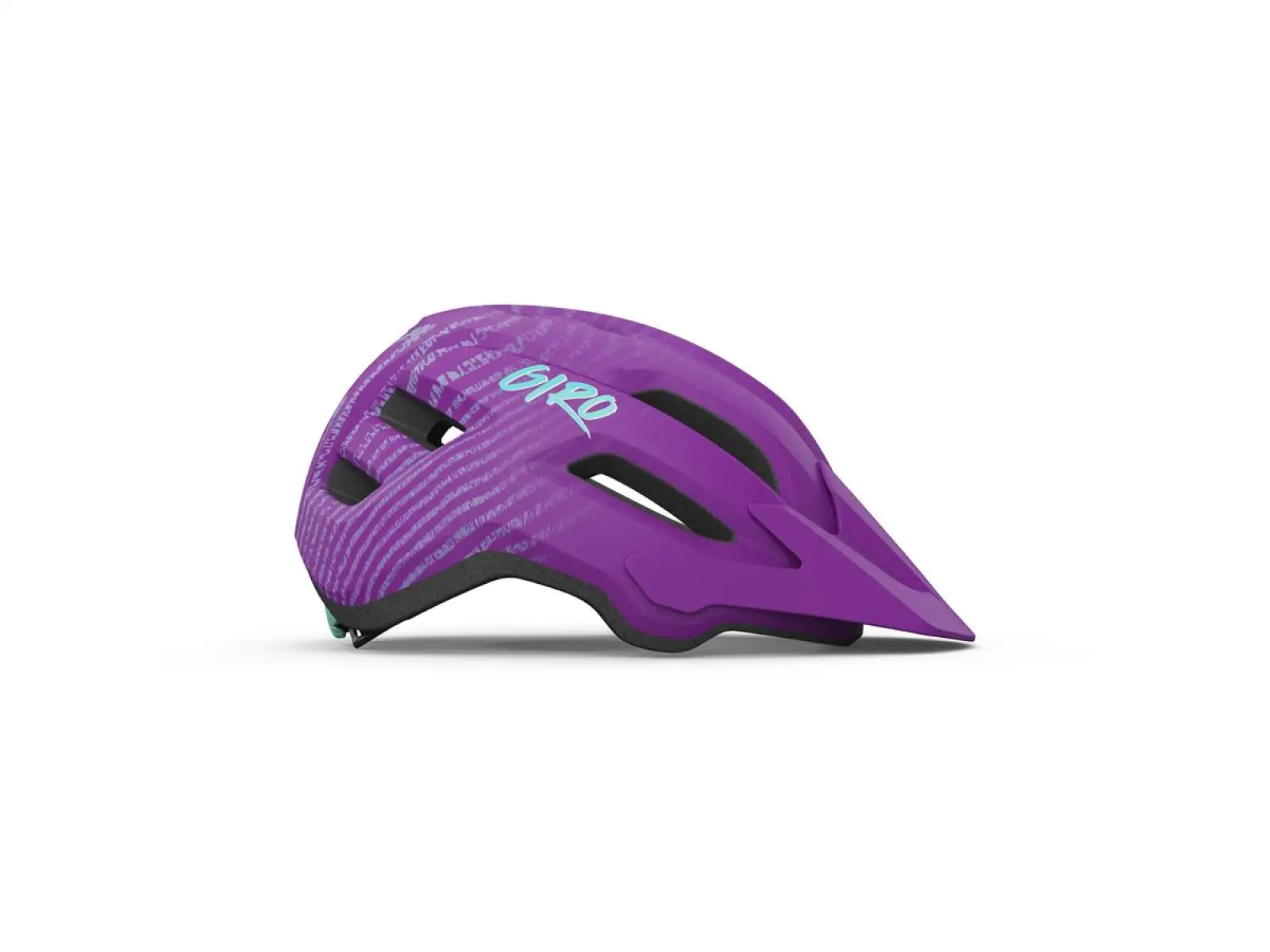 Giro Fixture II Youth kask dziecięcy Mat Purple Ripple
