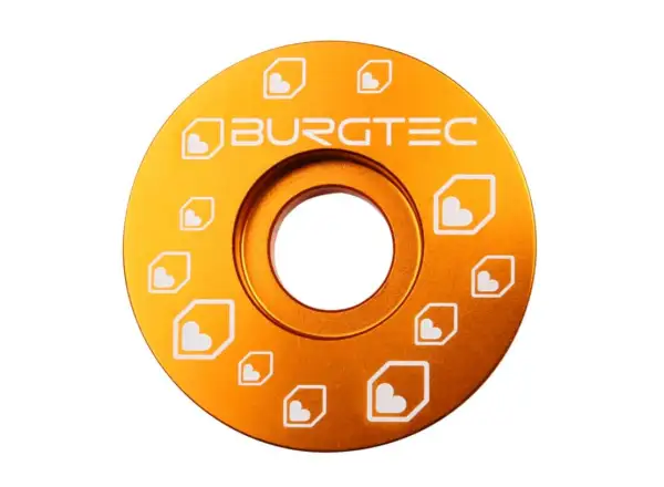 Burgtec Top Cap pokrywka zestawu sterowego pomarańczowa