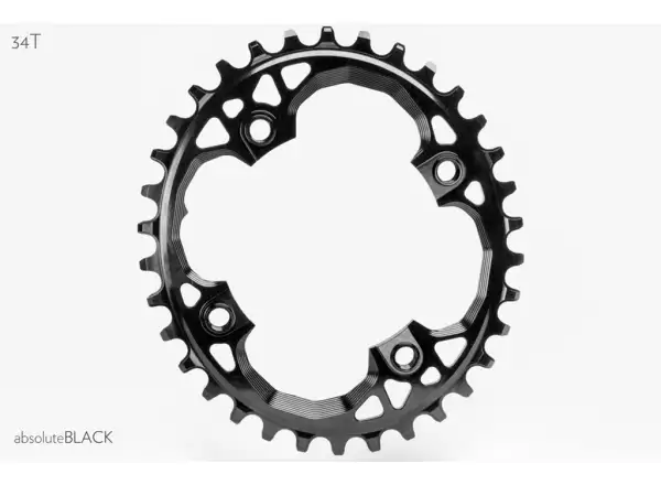 Absolute Black OVAL Sram BCD94 zębatka, 34z.