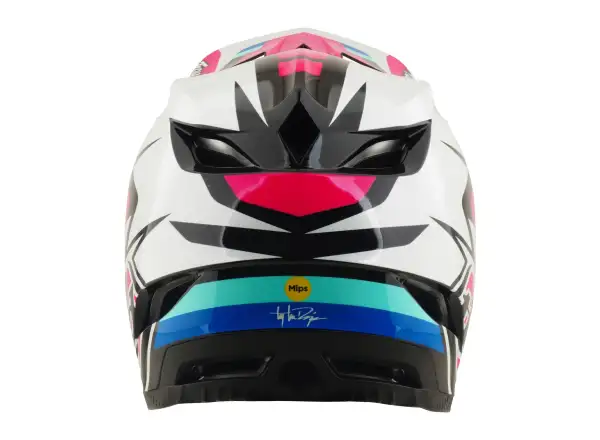 Troy Lee Designs D4 Polyacrylite MIPS kask Roamer Magenta