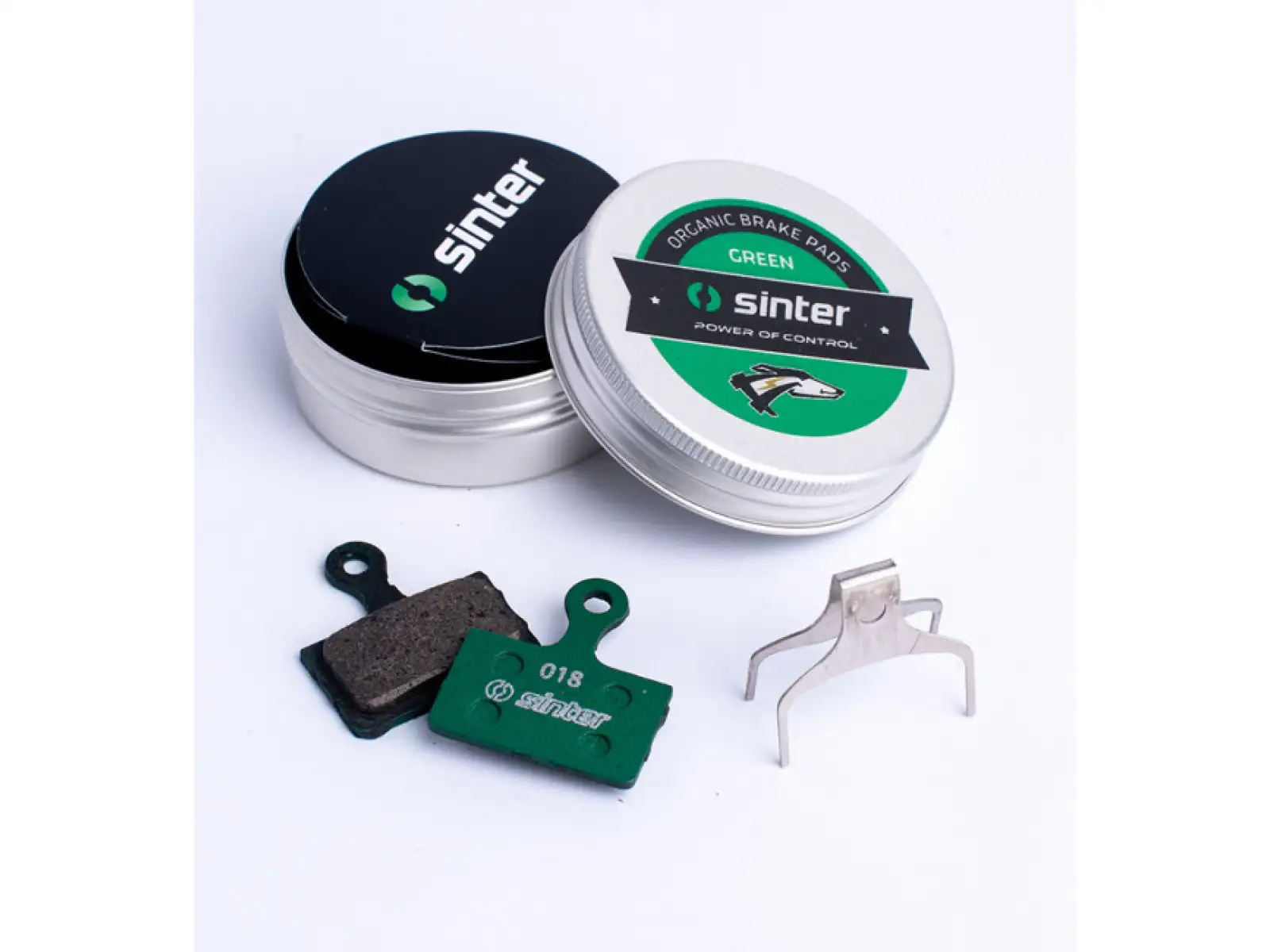 Sinter Shimano K Type klocki hamulcowe polimer zielona