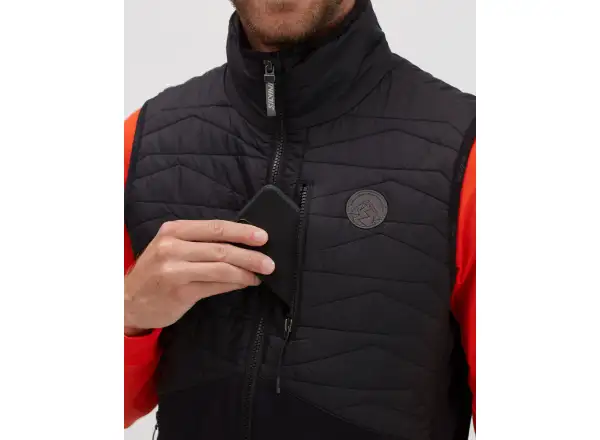 Silvini Grotte męska ocieplana kamizelka Black/Cloud