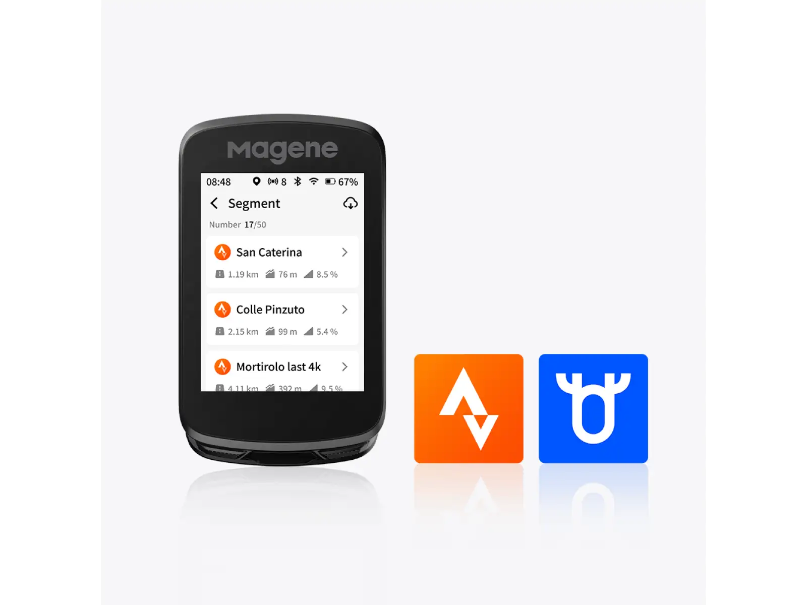 Magene C606 V2 GPS komputer rowerowy