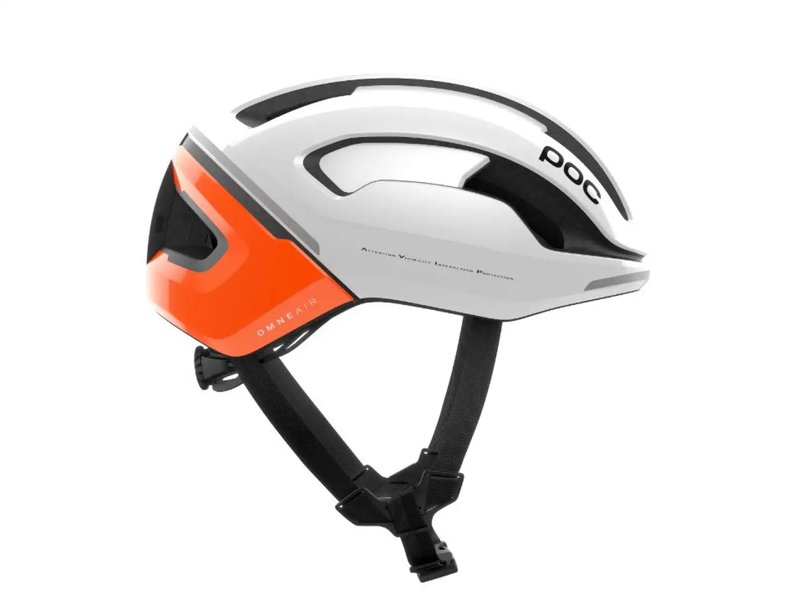 POC Omne Beacon MIPS rowerowy kask Fluorescent Orange AVIP/Hydrogen White