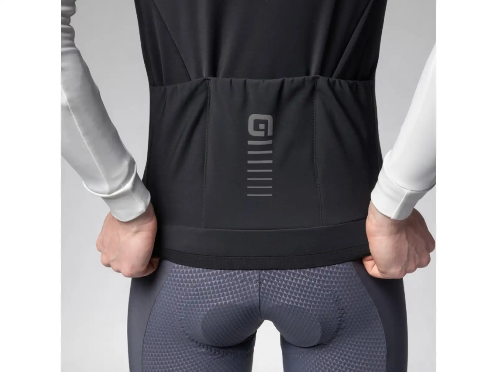 Alé PR-E Thermo 2.0 męska kamizelka rowerowa Black