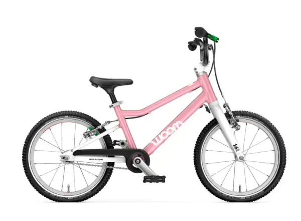 Woom Go 3 rower dziecięcy 16" Powder Pink