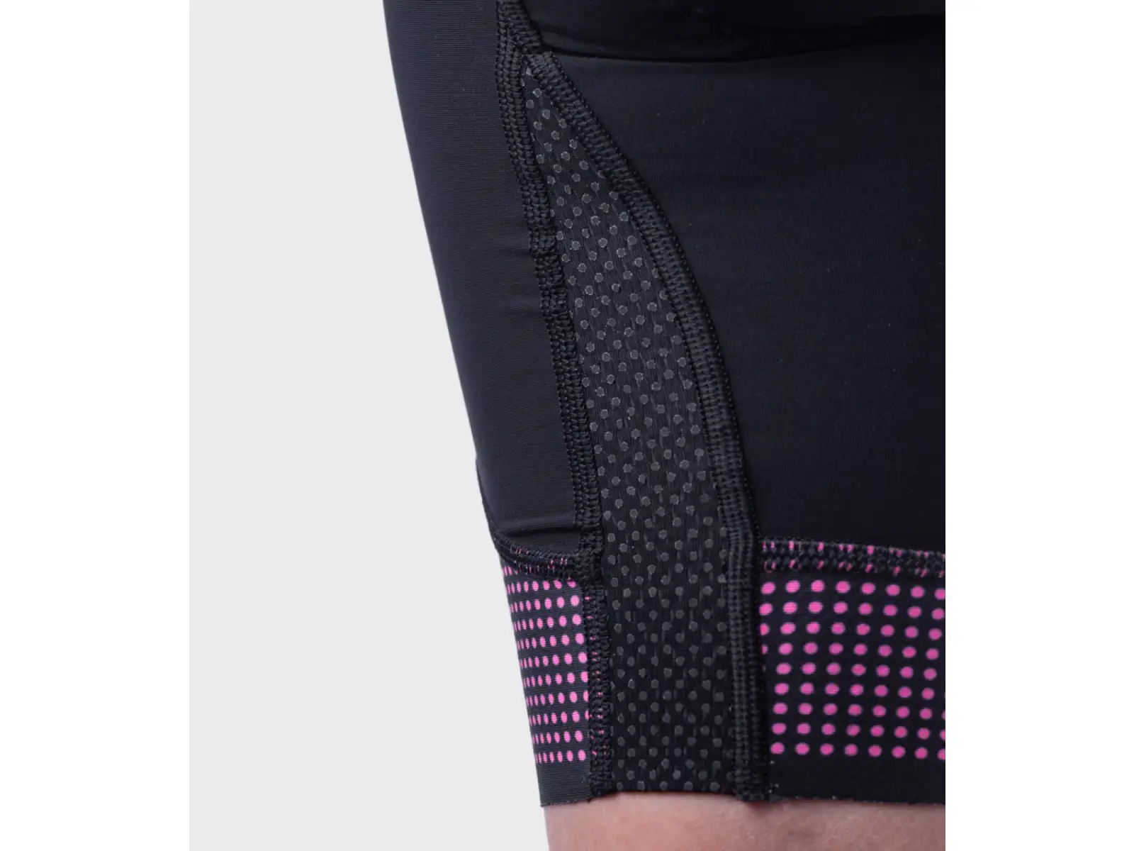 Alé PR-S Master 2.0 damskie szorty z szelkami i wkładką Black/Fluo Pink