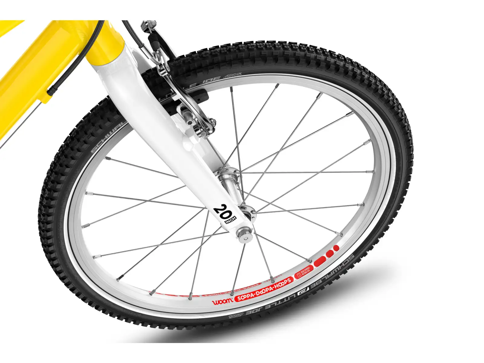 Woom GO 4 rower dziecięcy 20" Vibrant Yellow