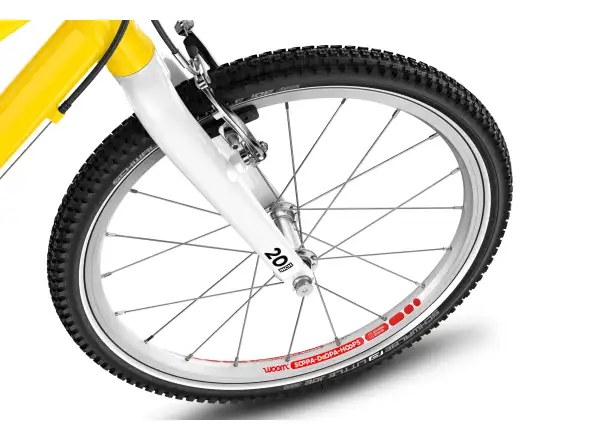 Woom GO 4 rower dziecięcy 20" Vibrant Yellow