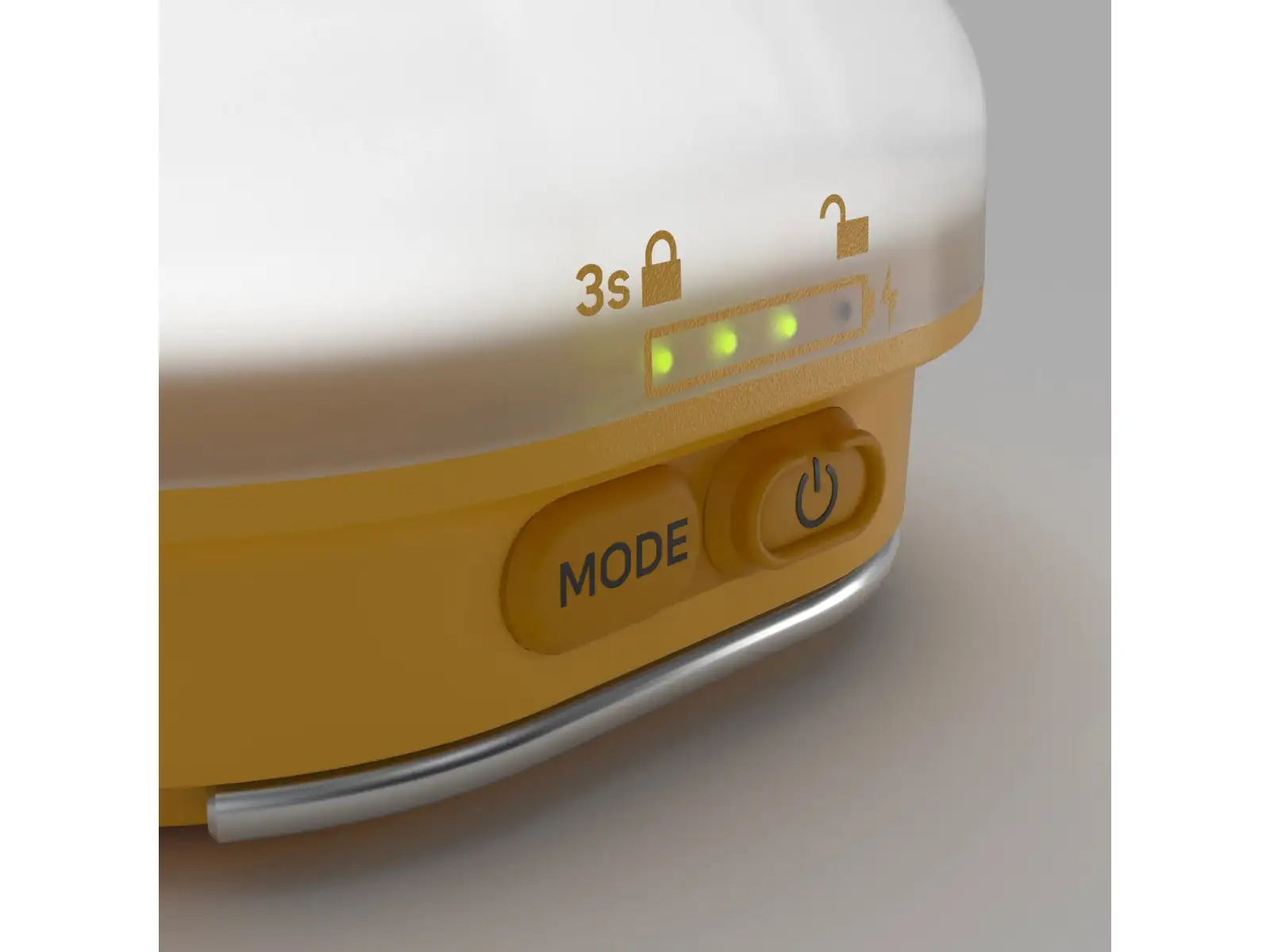 Silva Glow Recharge kompaktowa latarka Yellow