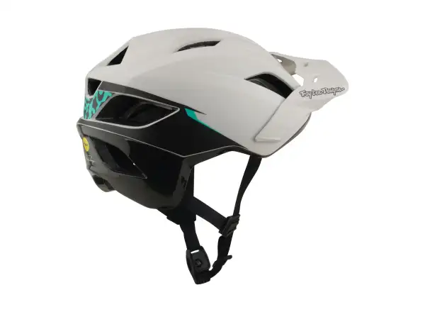 Troy Lee Designs Flowline SE MIPS kask Stacks Pumice/Real Teal
