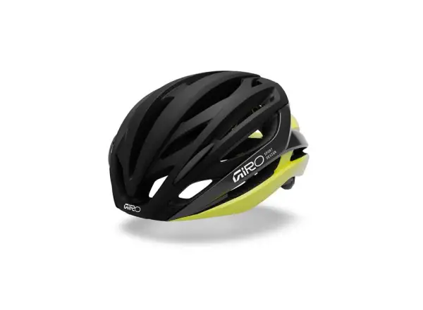 Giro Syntax MIPS kask szosowy Mat Black/Gloss Hi Viz Yellow