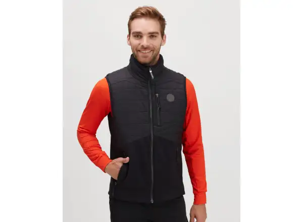 Silvini Grotte męska ocieplana kamizelka Black/Cloud