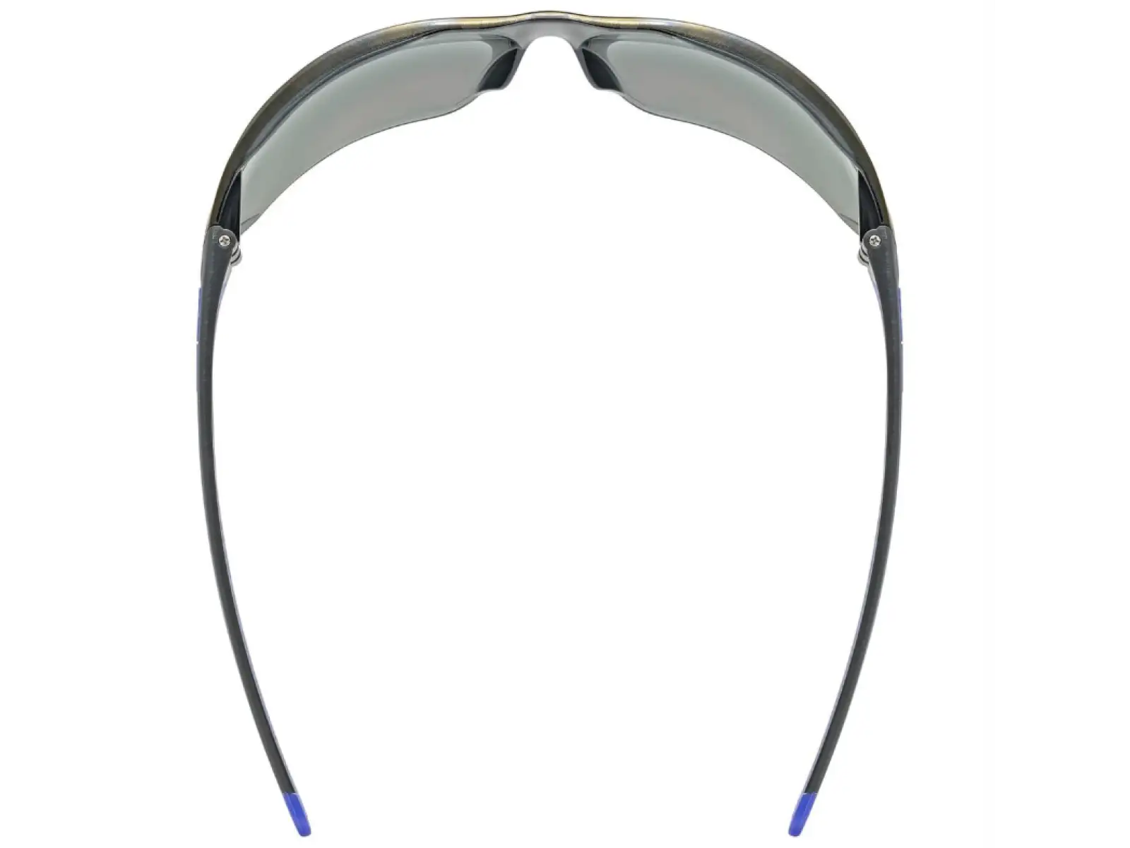 Uvex Equate okulary Black/Blue Matt/Mirror Blue