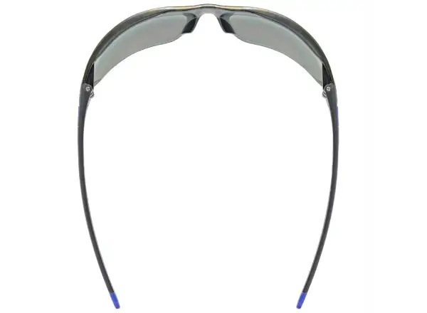 Uvex Equate okulary Black/Blue Matt/Mirror Blue