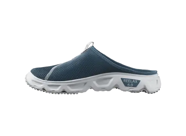 Salomon Reelax Slide 6.0 męskie klapki Blue Ashes/White/Pearl blue