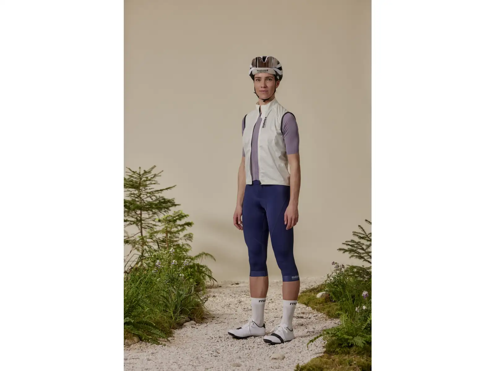 Maloja VeldaM. damska kamizelka Shaded White