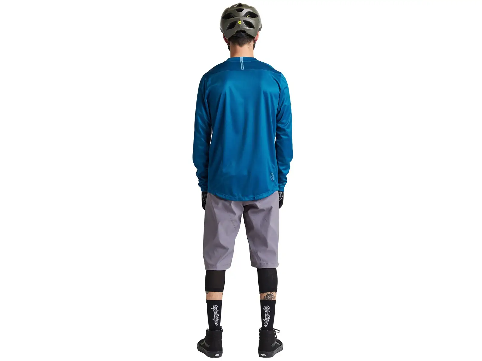 Troy Lee Designs Flowline męska koszulka z długim rękawem Slate Blue