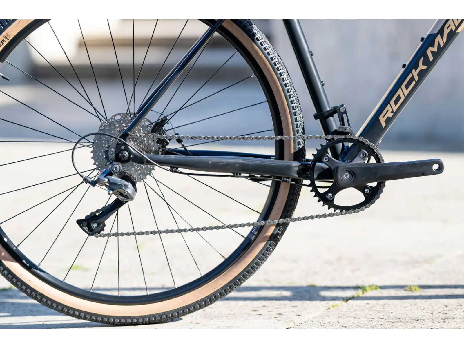 Rock Machine Gravelride 200 gravel rower Gloss Black/Sand
