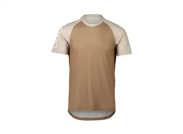 POC MTB Pure męska koszulka z krótkim rękawem Jasper Brown/Lt Sandstone Beige