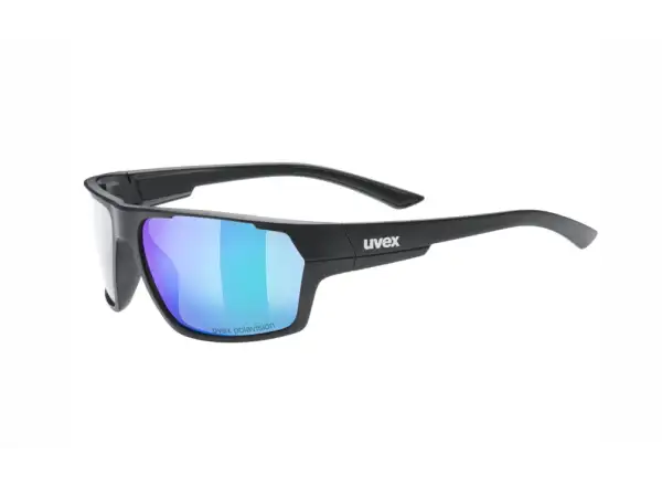Uvex Sportstyle 233 Polavision okulary Black Matt/Mirror Green