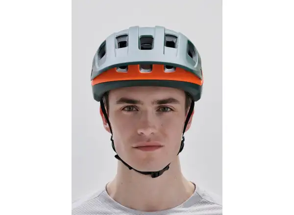 POC Cularis Pure kask MTB Pargasite Green Matt/Fluorescent Orange Matt