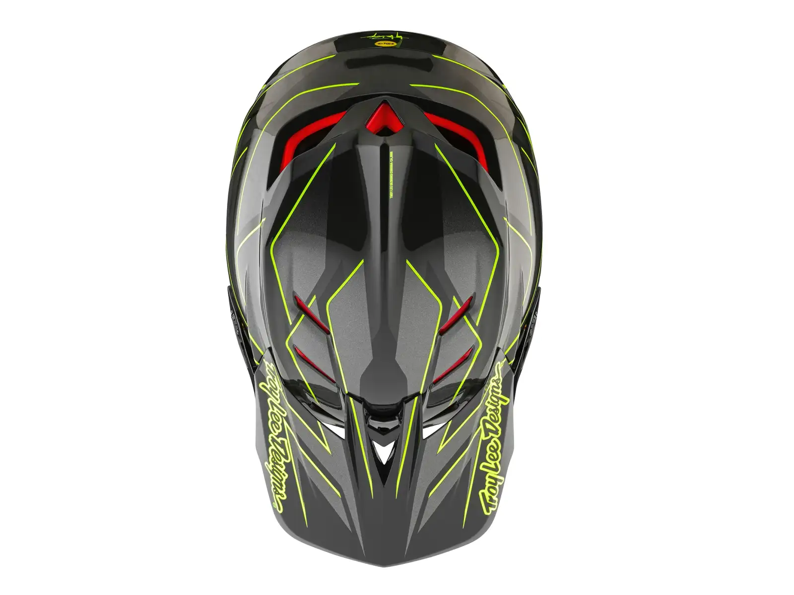 Troy Lee Designs D4 Composite Ghostwing kask Gray