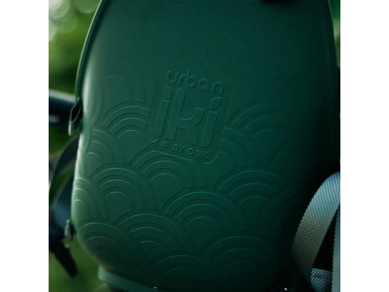 Urban Iki BIO fotelik dziecięcy przedni z adapterem na mostek Mosu Green/Bincho Black