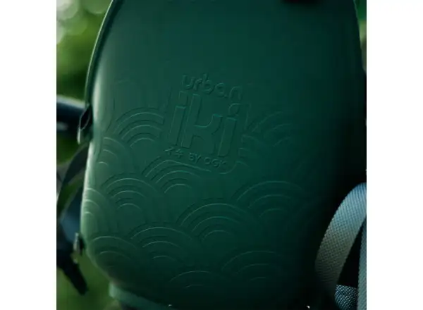 Urban Iki BIO fotelik dziecięcy przedni z adapterem na mostek Mosu Green/Bincho Black