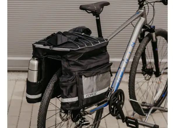 Force Target torba potrójna na bagażnik 35 l czarna