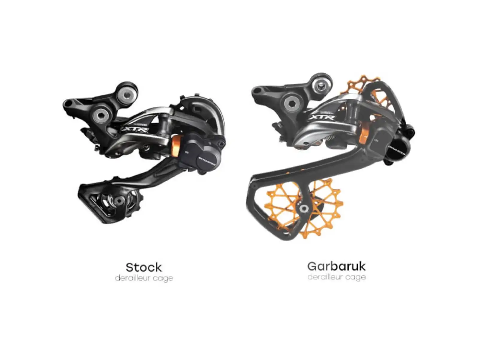 Garbaruk prowadnica przerzutki Shimano 11 spd. Blue