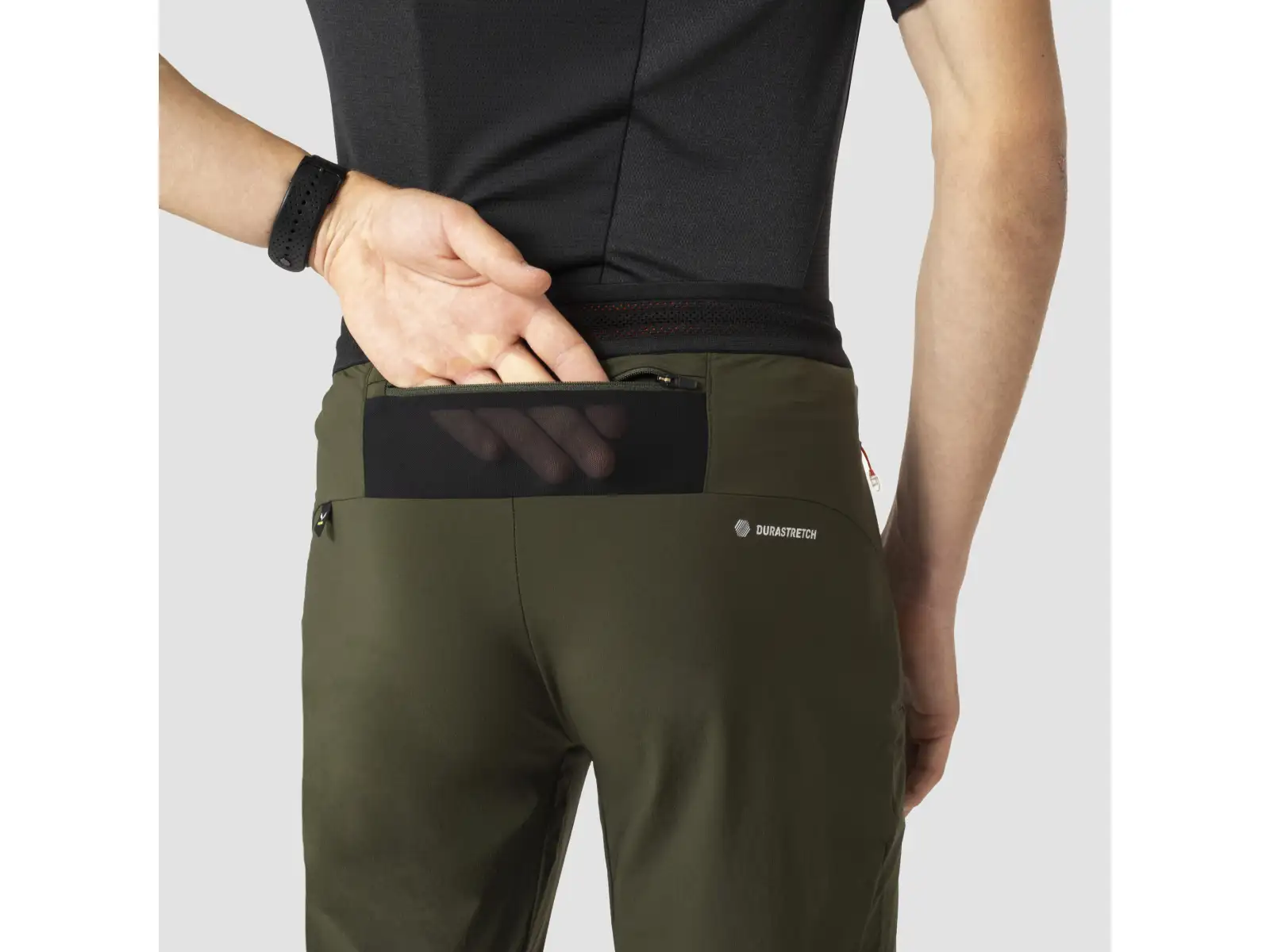 Salewa Pedroc 4 Durastretch męskie spodnie Dark Olive